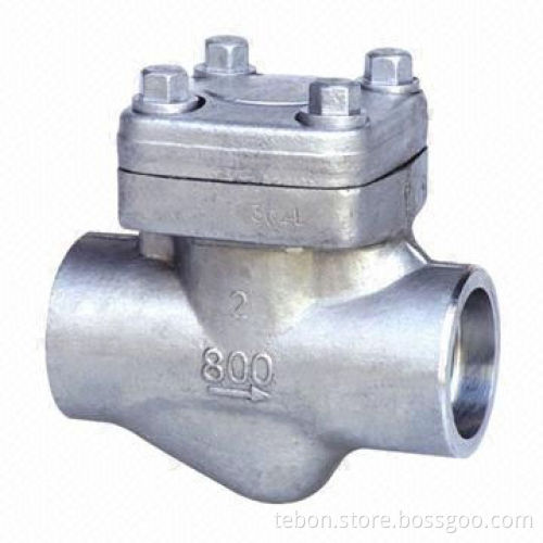 Forged Steel Piston Type Check Valve, SW or NPT End